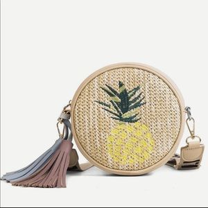 Pineapple summer crossbody bag (brand new)